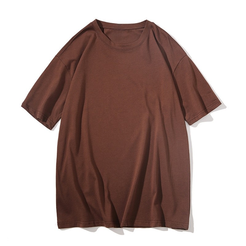 New Universal Men's Polyester Fiber Plain Crew Neck Short Sleeves T-Shirt M-3XL gallery