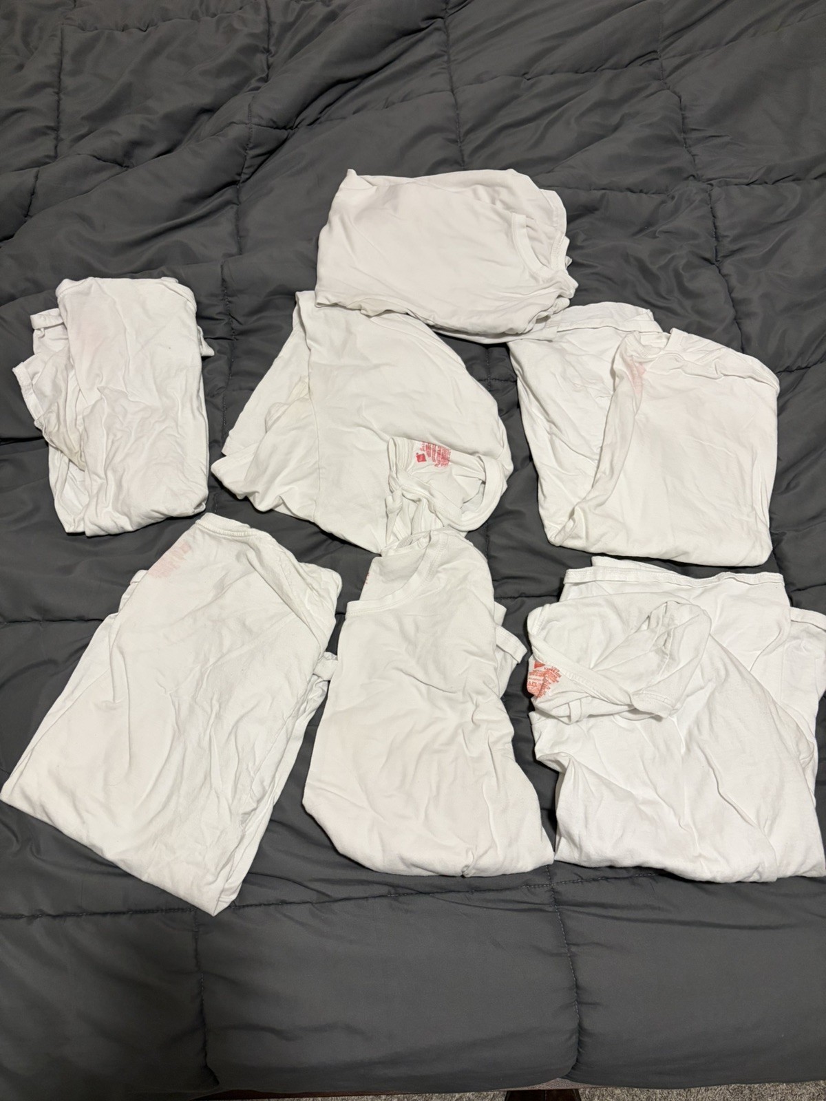 Hanes 2135Z0 T-Shirt for Men, Size L – White