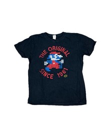 Gildan Nintendo Mario “The Original Since 1981” Size Large Black T-shirt