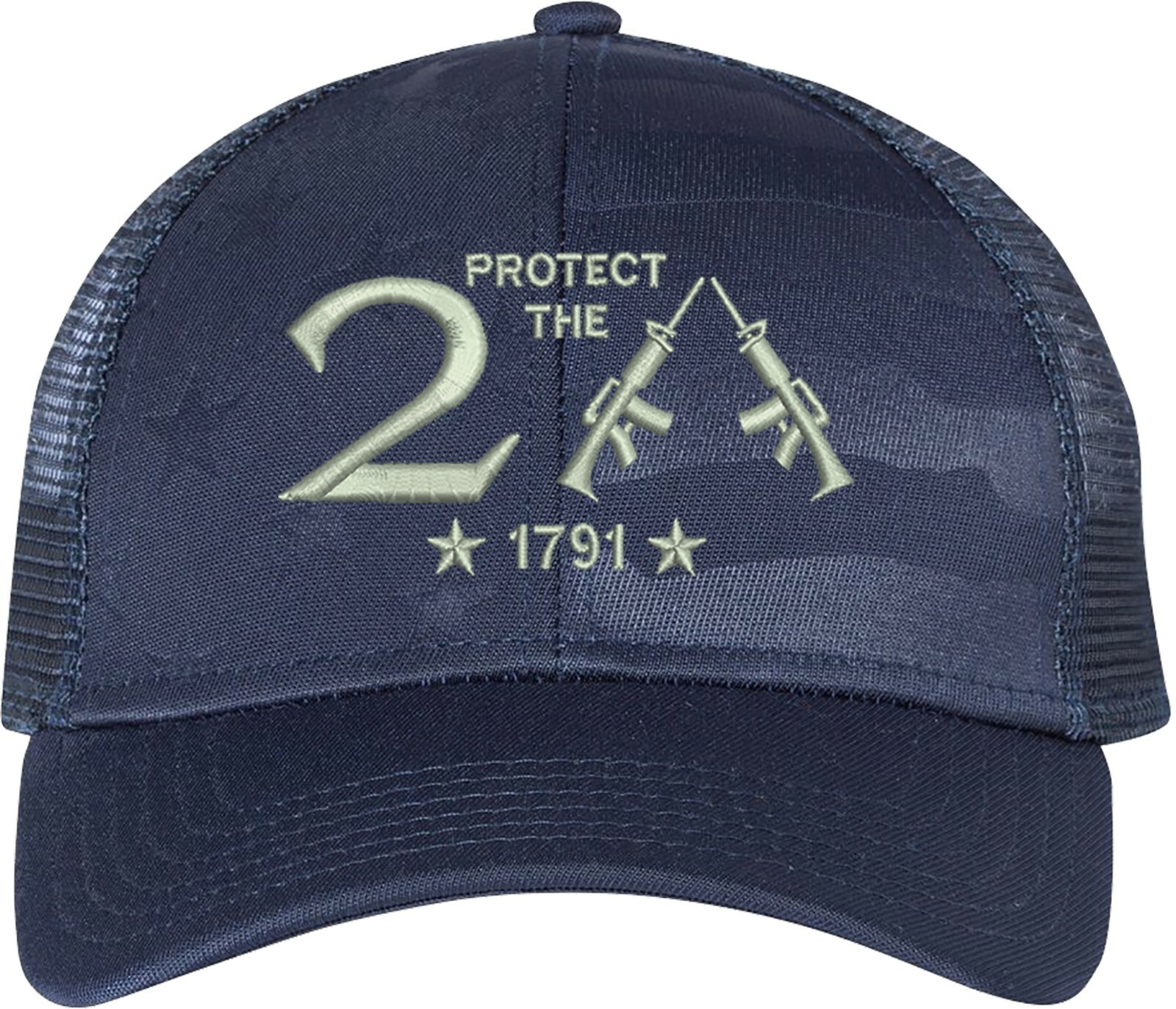 Protect The 2nd Amendment 1791 Guns Embroidered One Size Fits All Baseball Hats