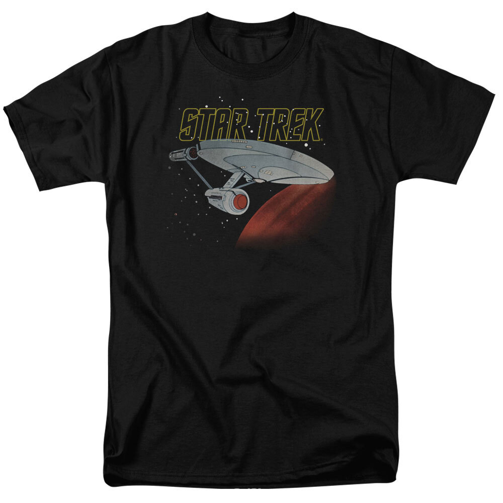 Star Trek Retro Enterprise Licensed Adult T-Shirt