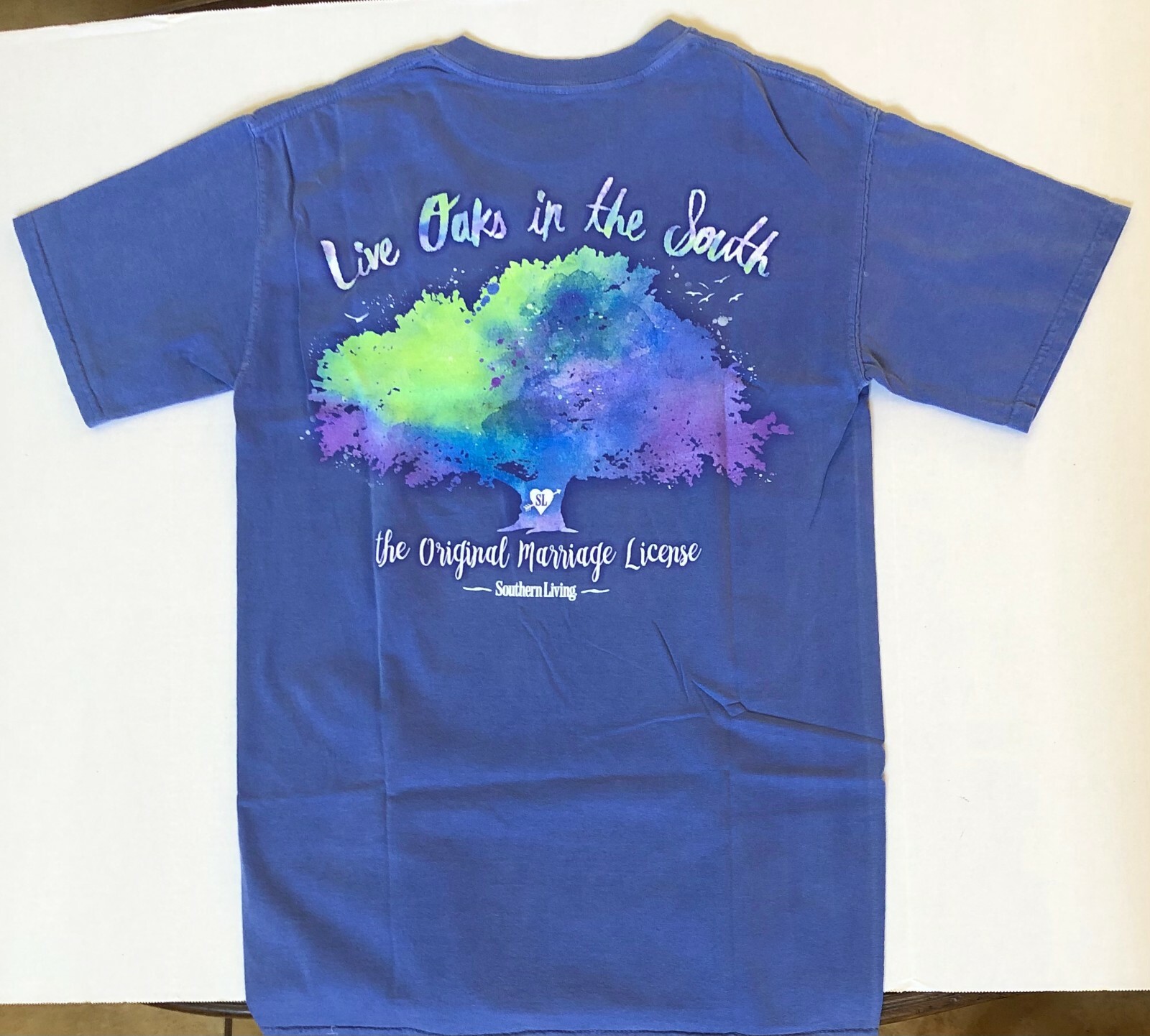 Southern Living "Live Oaks in the South" Adult T-Shirt, Small, Garment Washed gallery