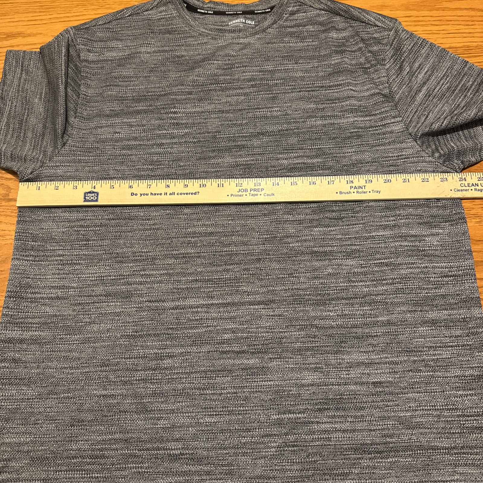 Kenneth Cole Stretch Fit T Shirt Men’s Size 1X Gray Polyester Spandex Blend gallery