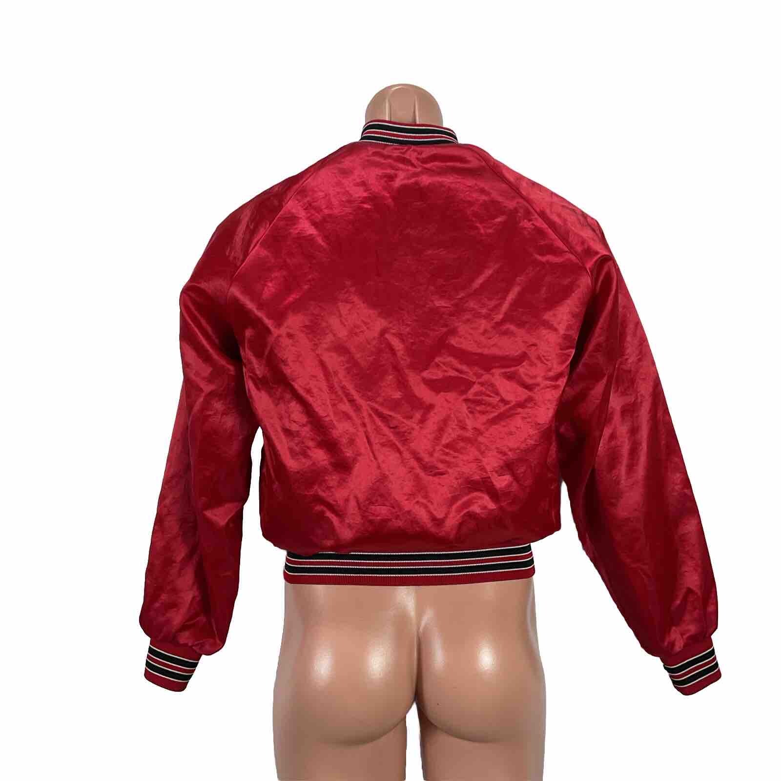 Vintage Missouri USA Wrestling Red Satin Jacket Small National Team Rare gallery