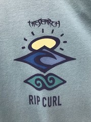 NEW Rip Curl Organic Cotton LS Men Medium Sun Shirt Navy Soft Feel