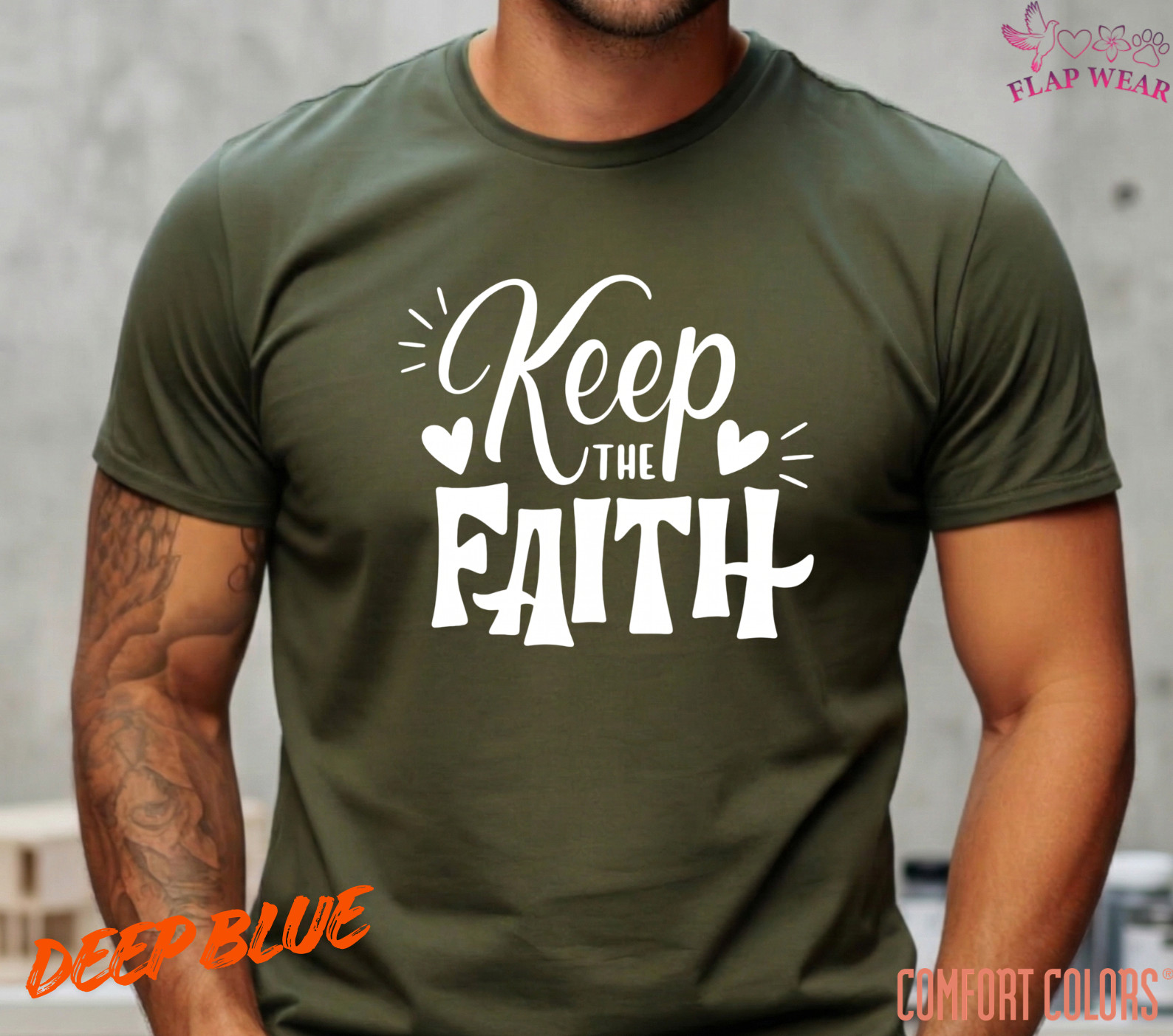 Unisex Keep The Faith T-Shirt, Men T shirt,Women T shirt Gift ReligionTop gallery