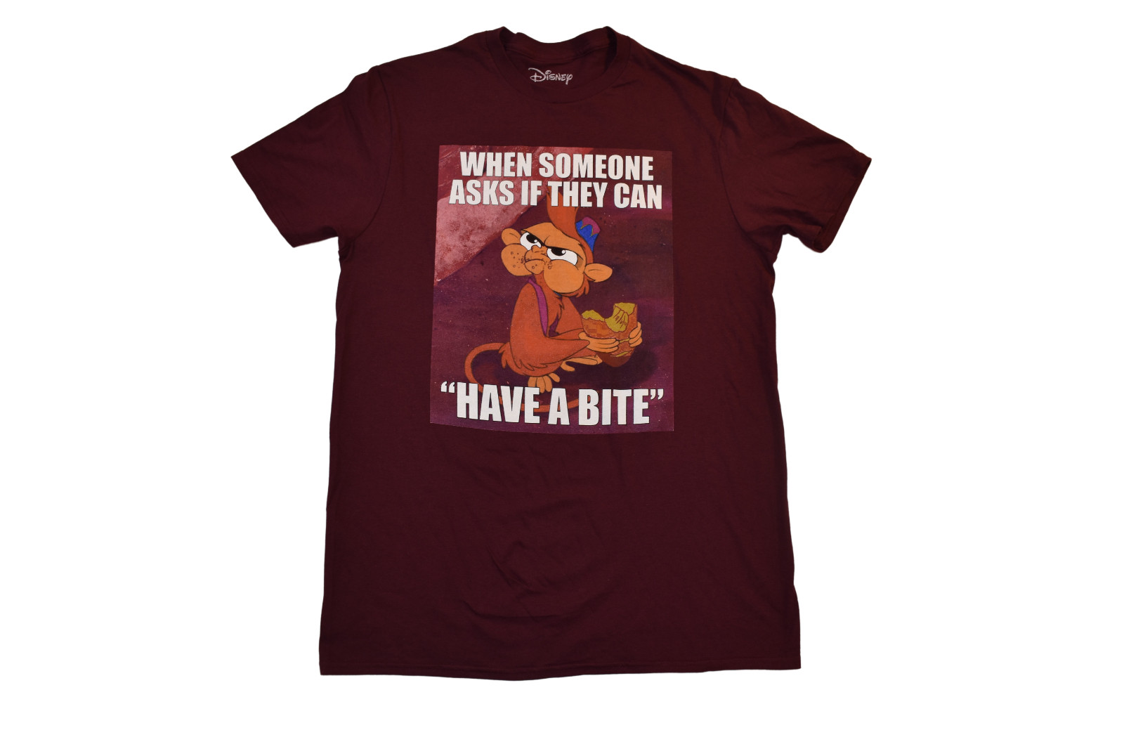 Disney Mens Meme Abu When Someone Asks.. Aladdin Shirt New S, M, L gallery