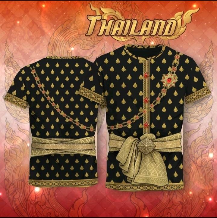 Asian T-shirt for men and Women Thai TraditionalOpens in a new window or tab Bra gallery