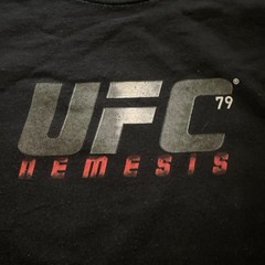 UFC 79 Nemesis Rare Liddell Vs Silva St Pierre Vs Hughes T-Shirt Medium 2007