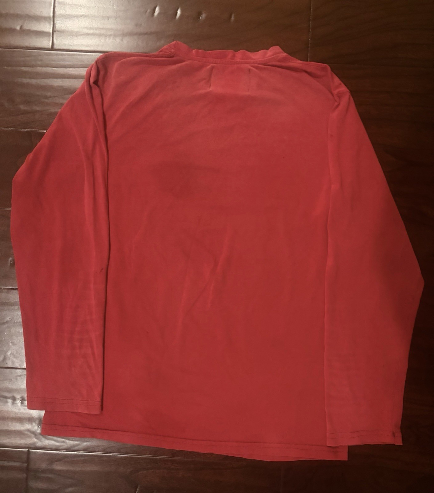 Y2K Red American Eagle Long Sleeve Shirt With Eagle Graphic gallery