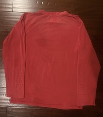 Y2K Red American Eagle Long Sleeve Shirt With Eagle Graphic