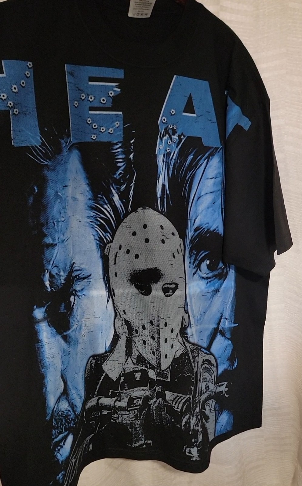 HEAT BIG PRINT ON SHAKA HEAVYWEIGHT GARMET DYED T SHIRT gallery