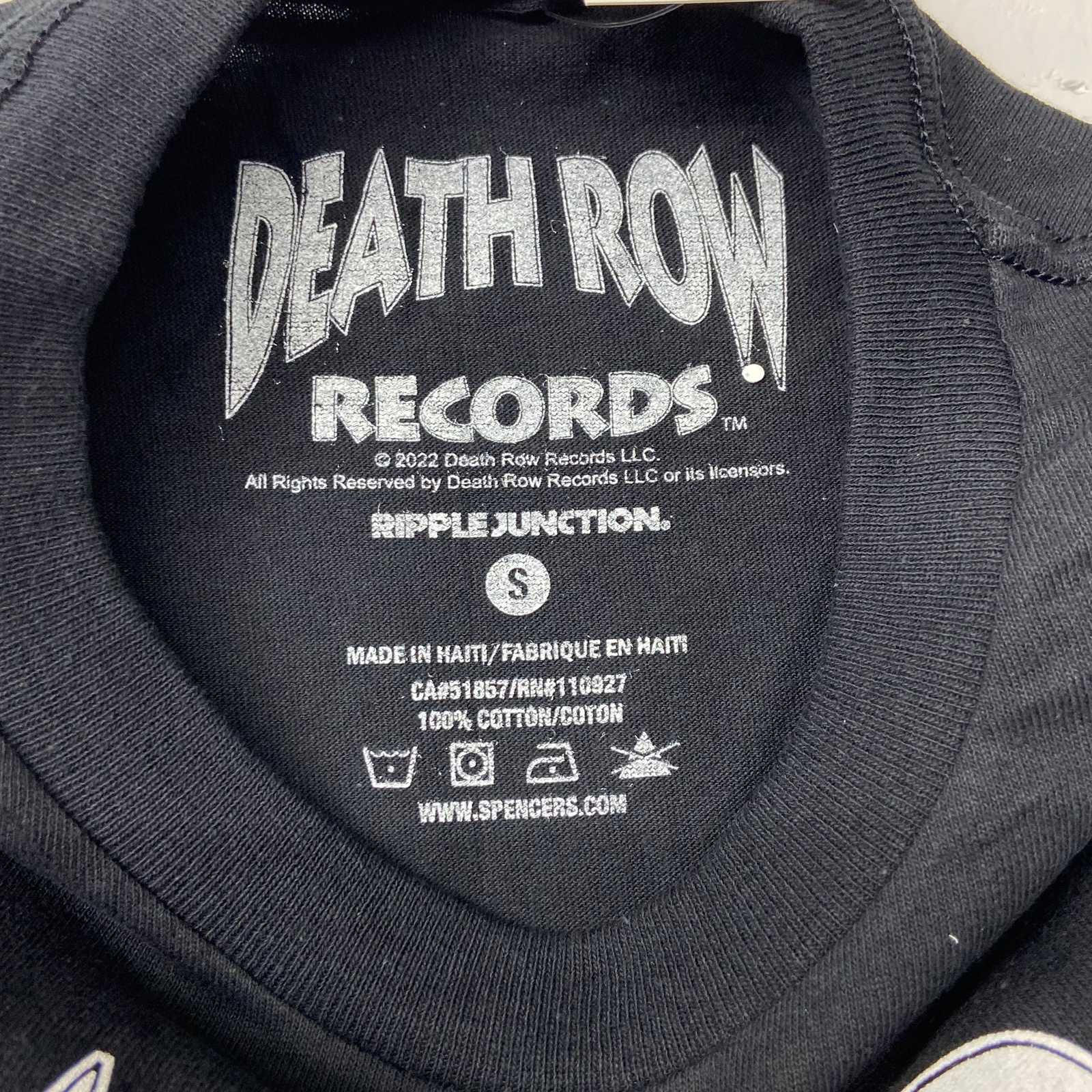 Death Row Records Black Graphic Short Sleeve T-Shirt Adult Size S NEW gallery