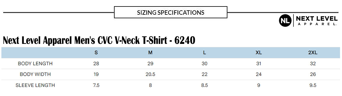 Next Level Apparel 6240 Mens 4.3 oz. CVC V-Neck Short Sleeve T-Shirt S-2XL gallery