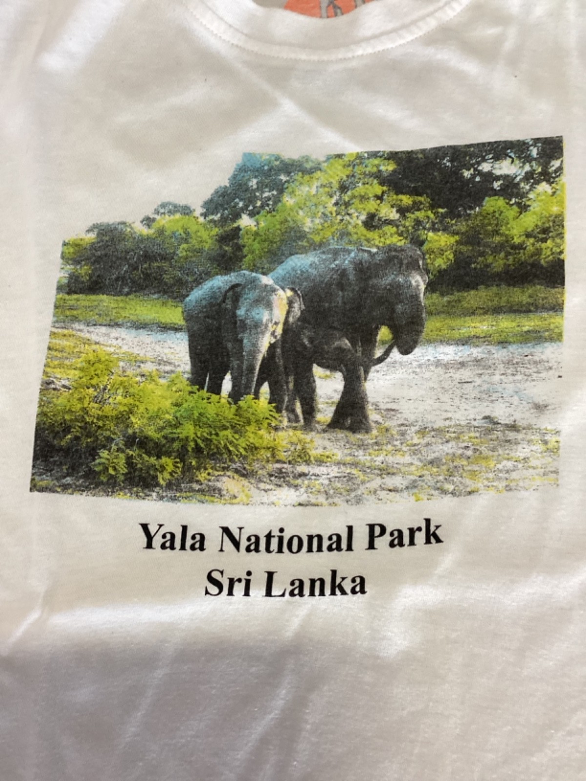 Vintage Yala National Park Sri Lanka Elephant T-Shirt Single Stitch Size XL gallery