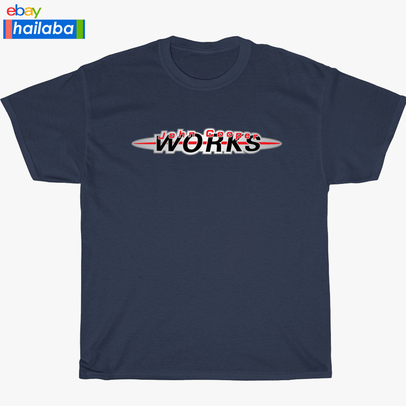 New John Cooper Works Mini Logo Black/Navy/Sport Grey/White Men's T-Shirt S-5XL gallery