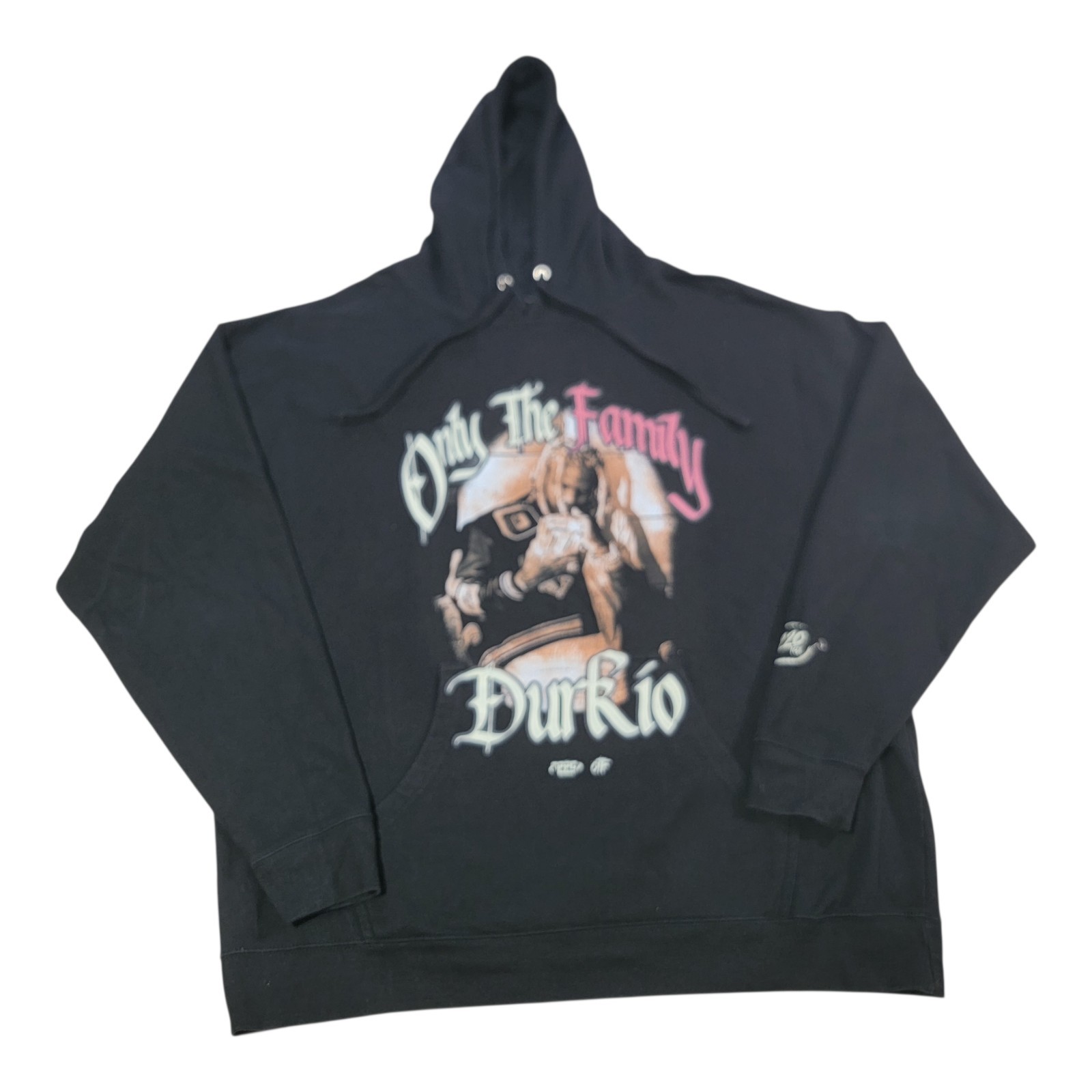 OTF Lil Durk 7220 Tour Black Hoodie Rap Tour Size XXL gallery
