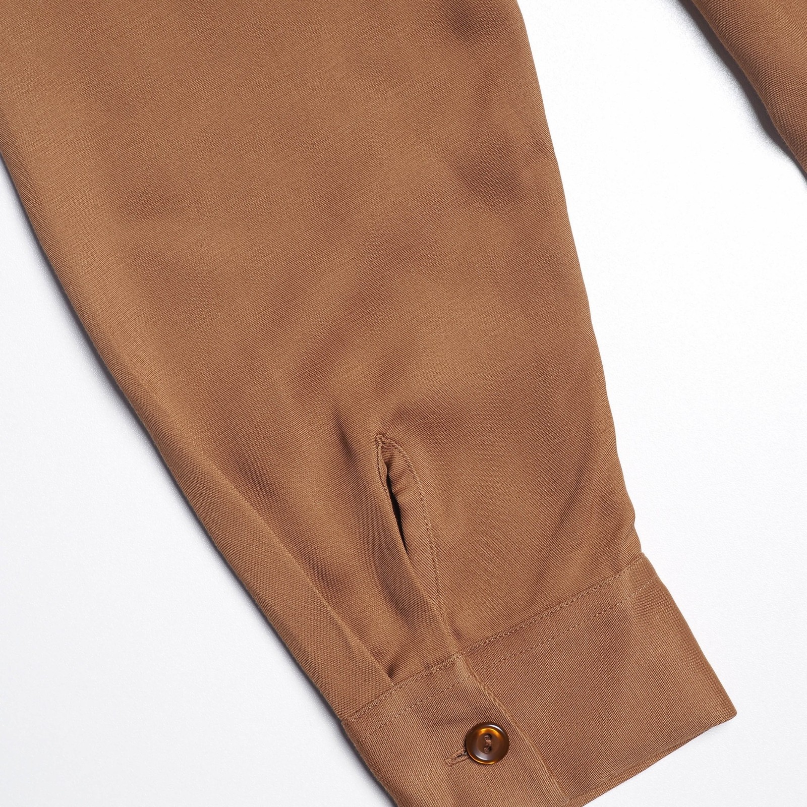 Sandro Paris shirt brown size L men's long sleeve shirt lyocell viscose shpcm00558 gallery