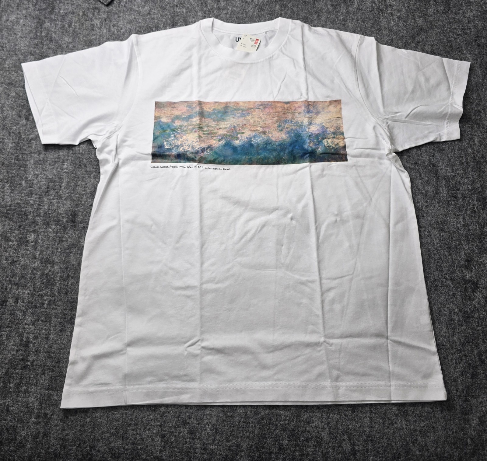 Uniqlo UT Moma Cluade Monet Graphic T Shirt Size L Art gallery