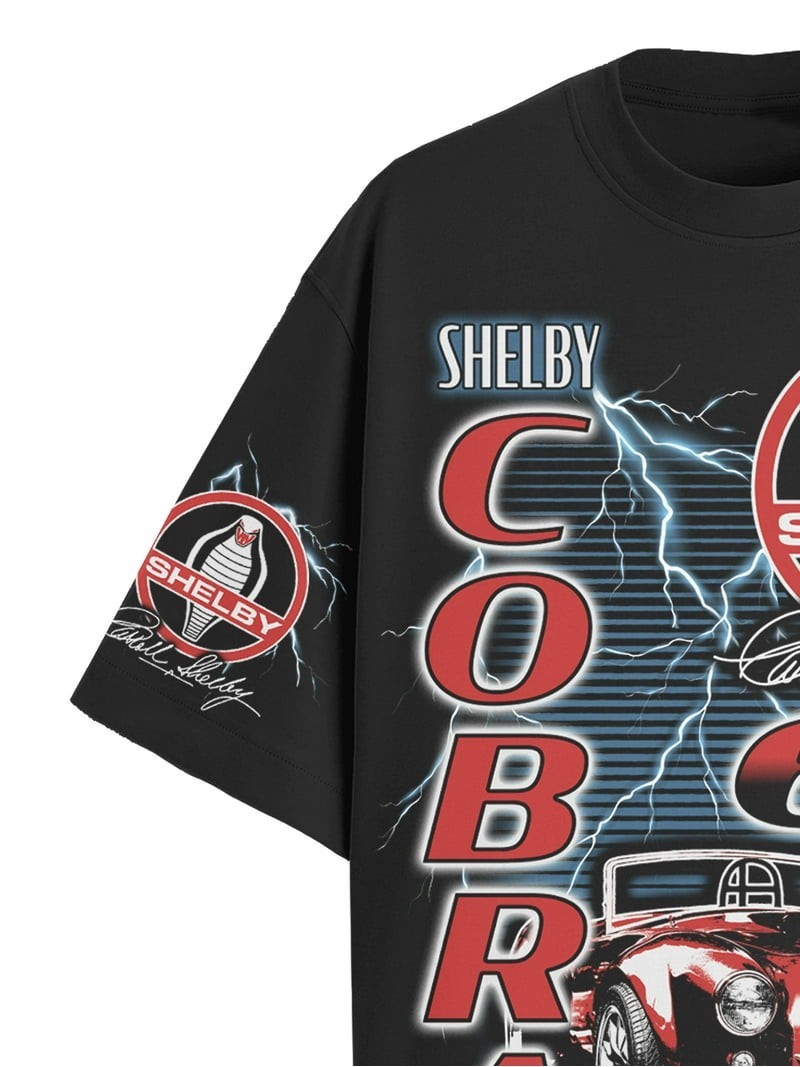 Shelby Cobra CLASSIC MENS Black T-SHIRT. See PICS. gallery