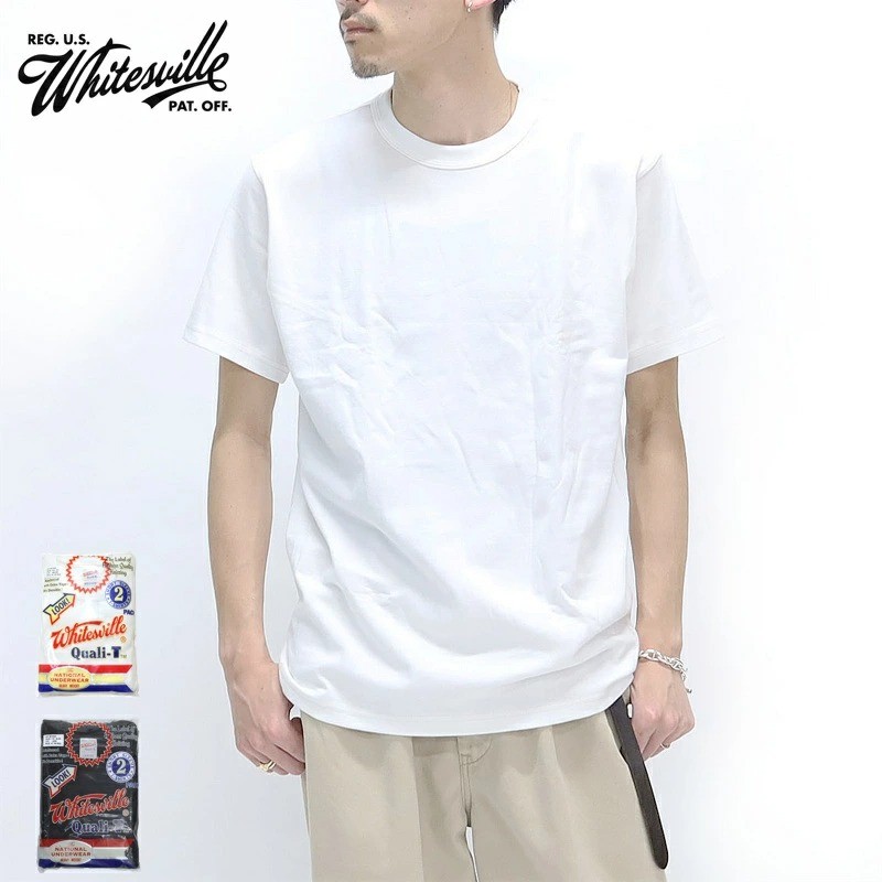 WHITESVILLE T-SHIRT WV73544 2-PACK White Toyo Size L Men gallery