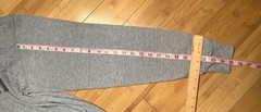 US Army Heather Grey Military Issue Physical Fitness IPFU Long Sleeve Shirt|Sz:L