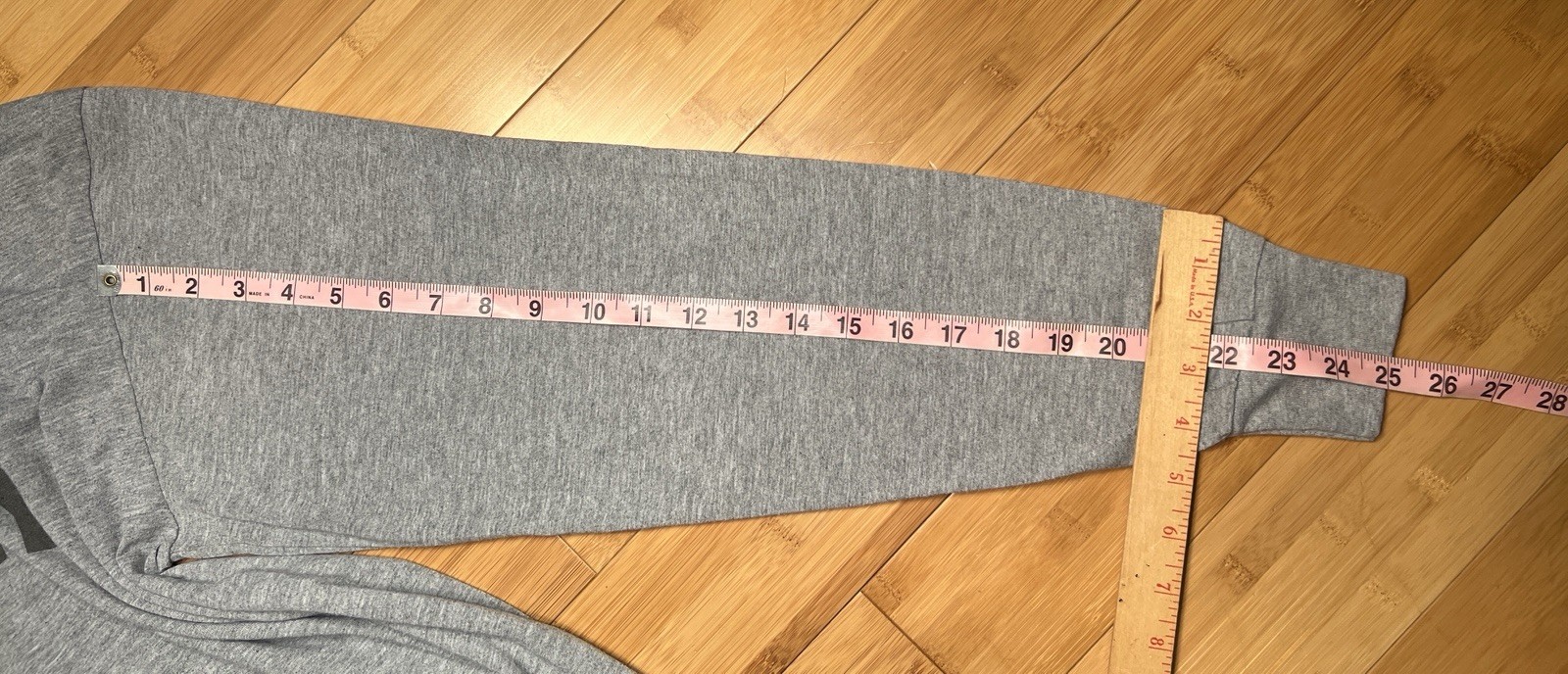 US Army Heather Grey Military Issue Physical Fitness IPFU Long Sleeve Shirt|Sz:L gallery