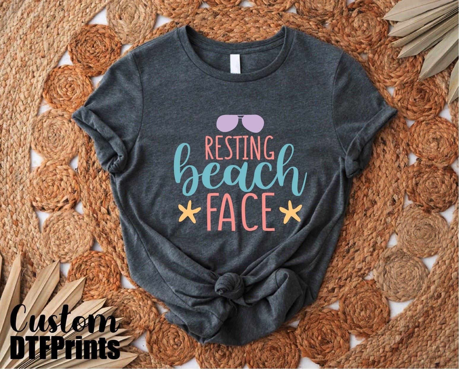 Summer Season Shirt Resting Beach Face Tshirt Beach Holiday Shirt Family Beach V gallery