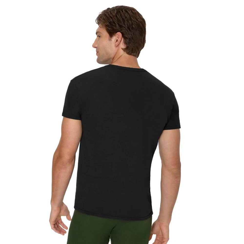Hanes 6-Pack Pocket Tee Men's T-Shirt Soft and Breathable Black/Grey gallery