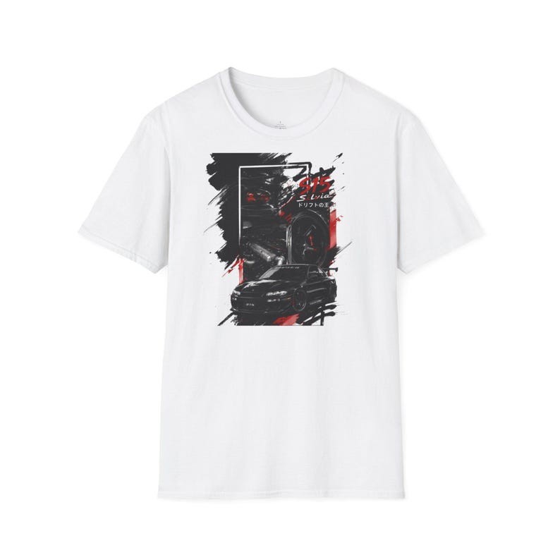 S15 Drift Car Streetwear Shirt, Japanese Drift Legend Tee, JDM Silvia Graphic T- gallery