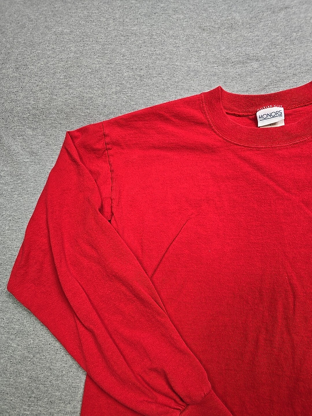 Vintage Honors Shirt Mens Extra Large Red Long Sleeve T Shirt See Measurements gallery