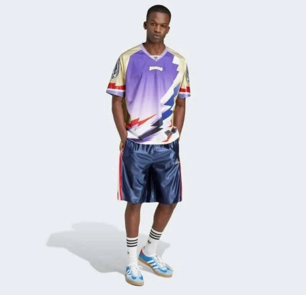 adidas Adilenium Season 3 Team Jersey Powder Yellow JX1700 Men's SMALL gallery