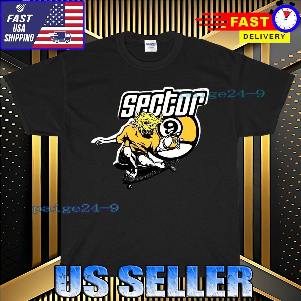 NEW SHIRT SECTOR 9 SKATE LOGO T-SHIRT FUNNY AMERICAN USA UNISEX TEE SIZE S-5XL gallery