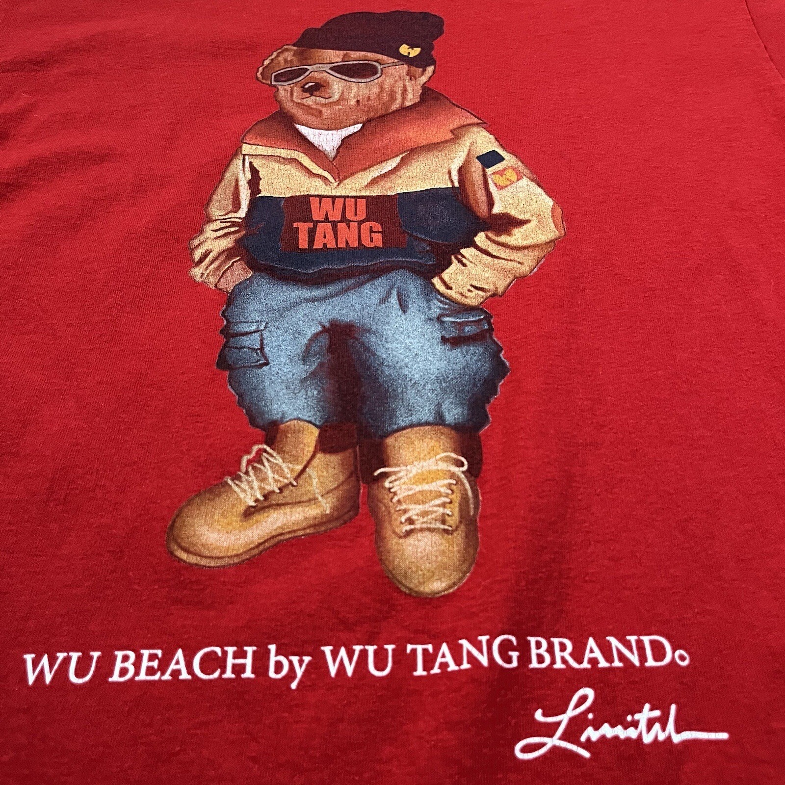 🔴Wu-Tang Shirt Size Large Wu Beach Bear Rare WuTang Raekwon Gza gallery