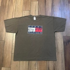 Vintage Tommy Hilfiger Box Logo Tee Men’s XL