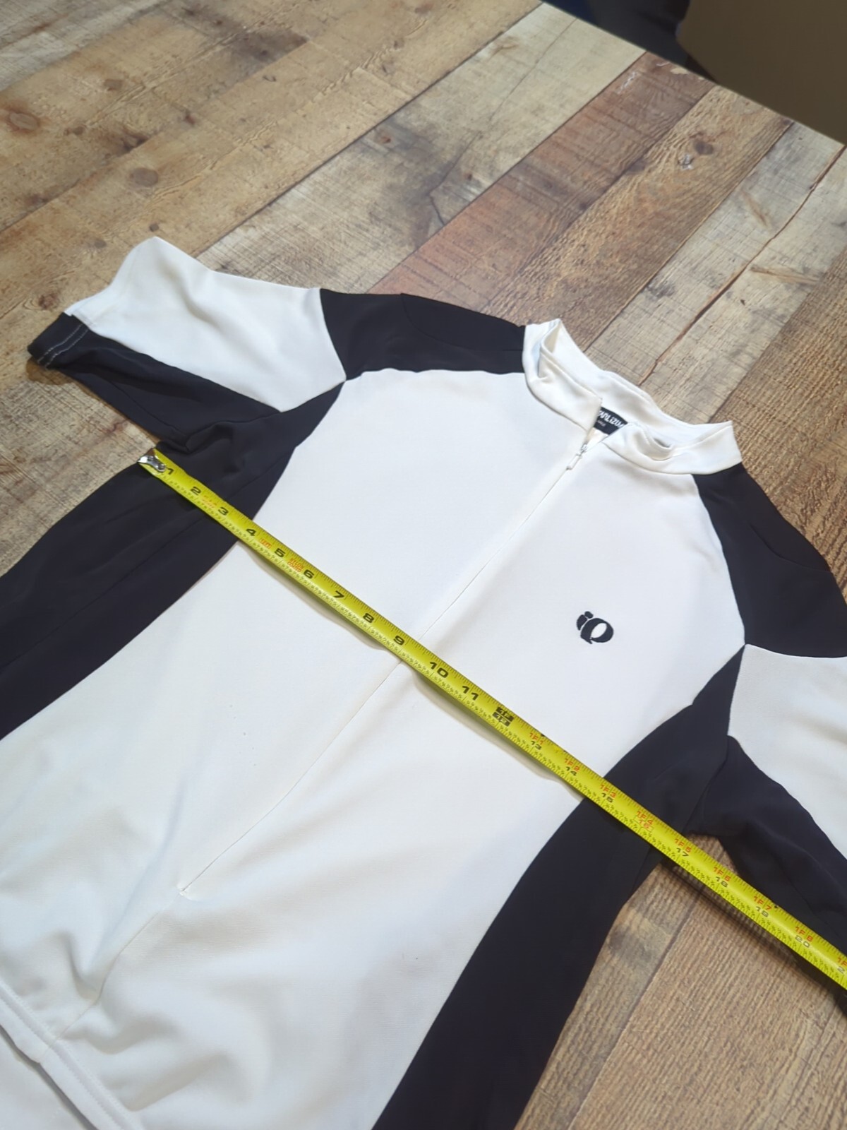 Vintage Pearl Izumi Shirt Adult Large Men's White And Black Full Zip Ultrasensor gallery