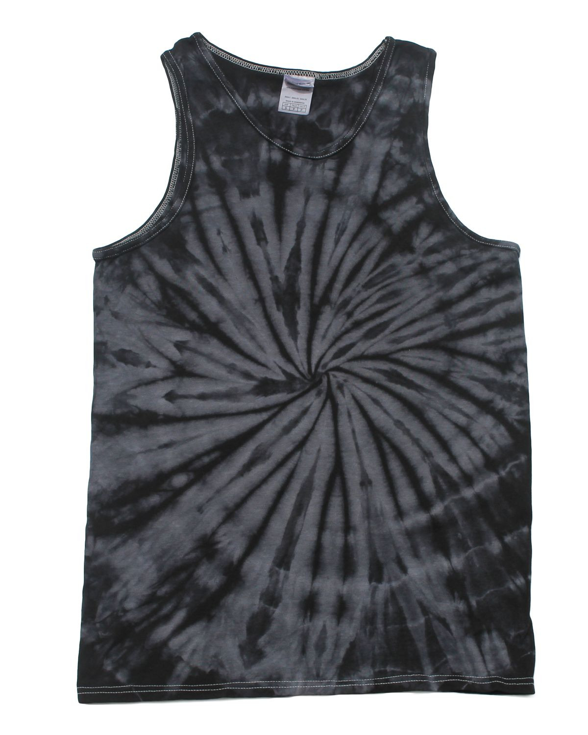 Black Tie Dye Tank Top Sleeveless T-Shirts , Adult S M L XL 2XL 3XL,Cotton gallery