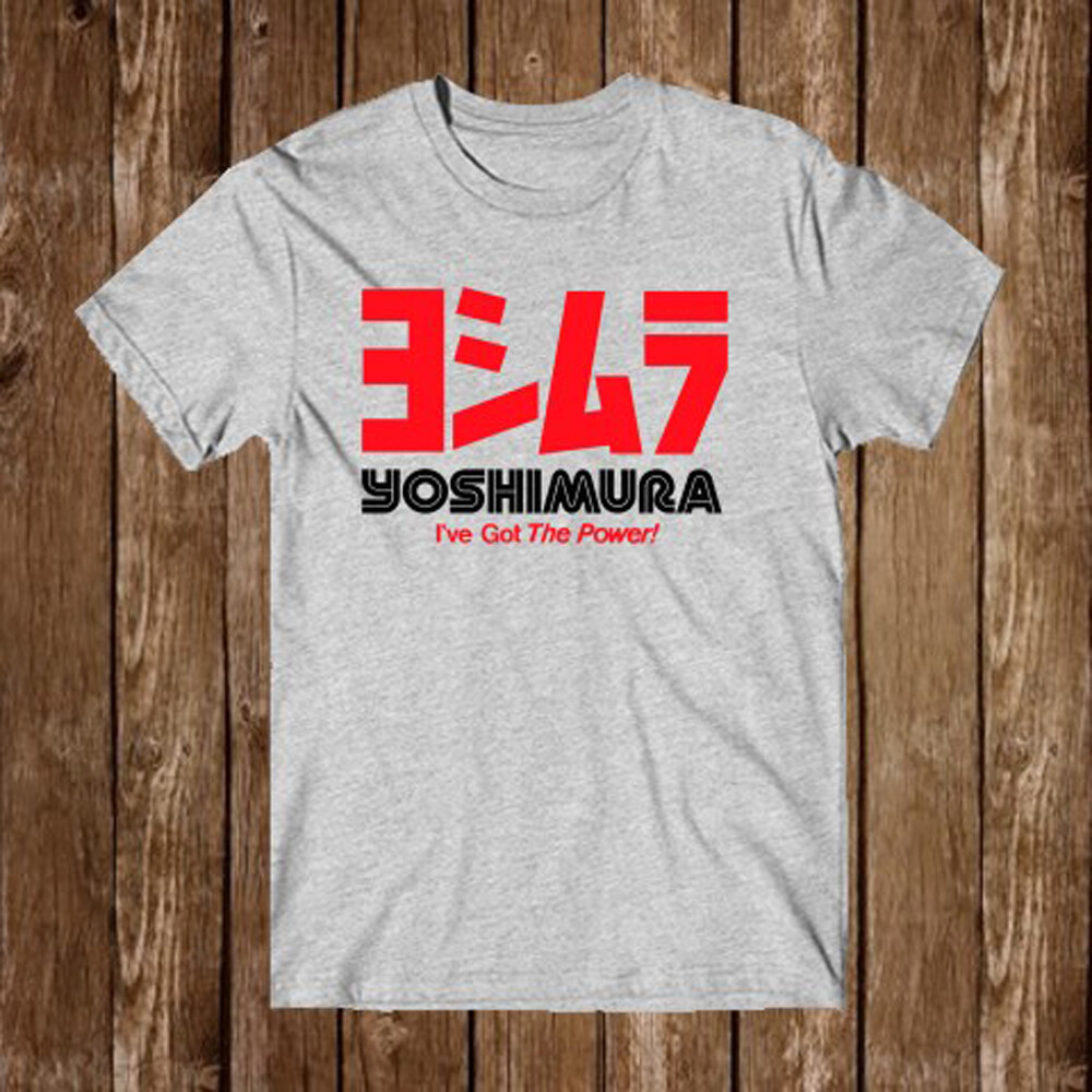 Yoshimura Racing Motorcycles Men’s Grey T-Shirt Size S-5XL