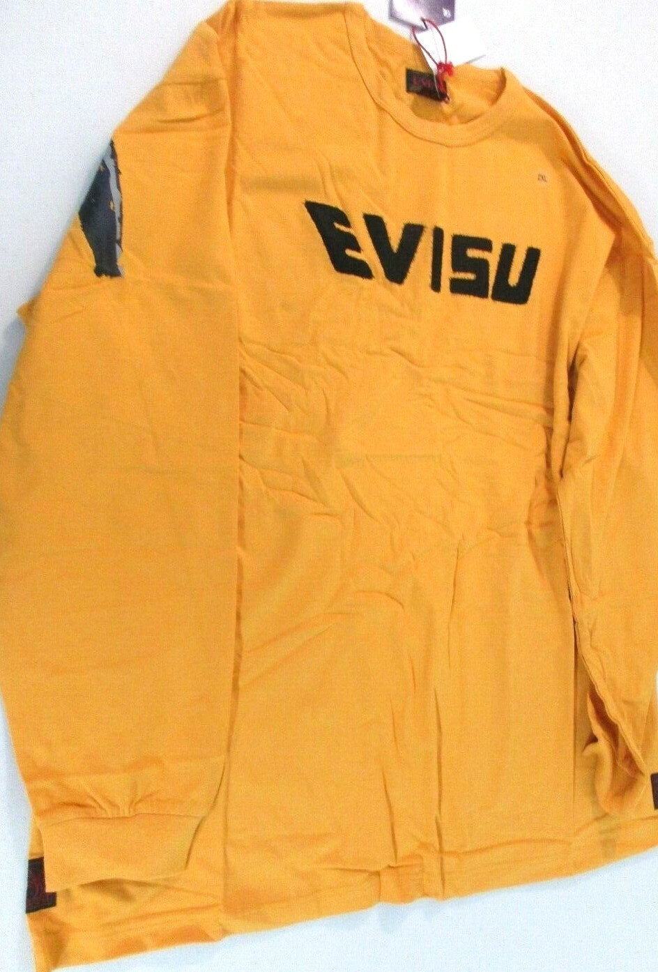 Mens Evisu logo Long Sleeve Japanese Cities T-shirt Tee USA size retail $208.00 gallery