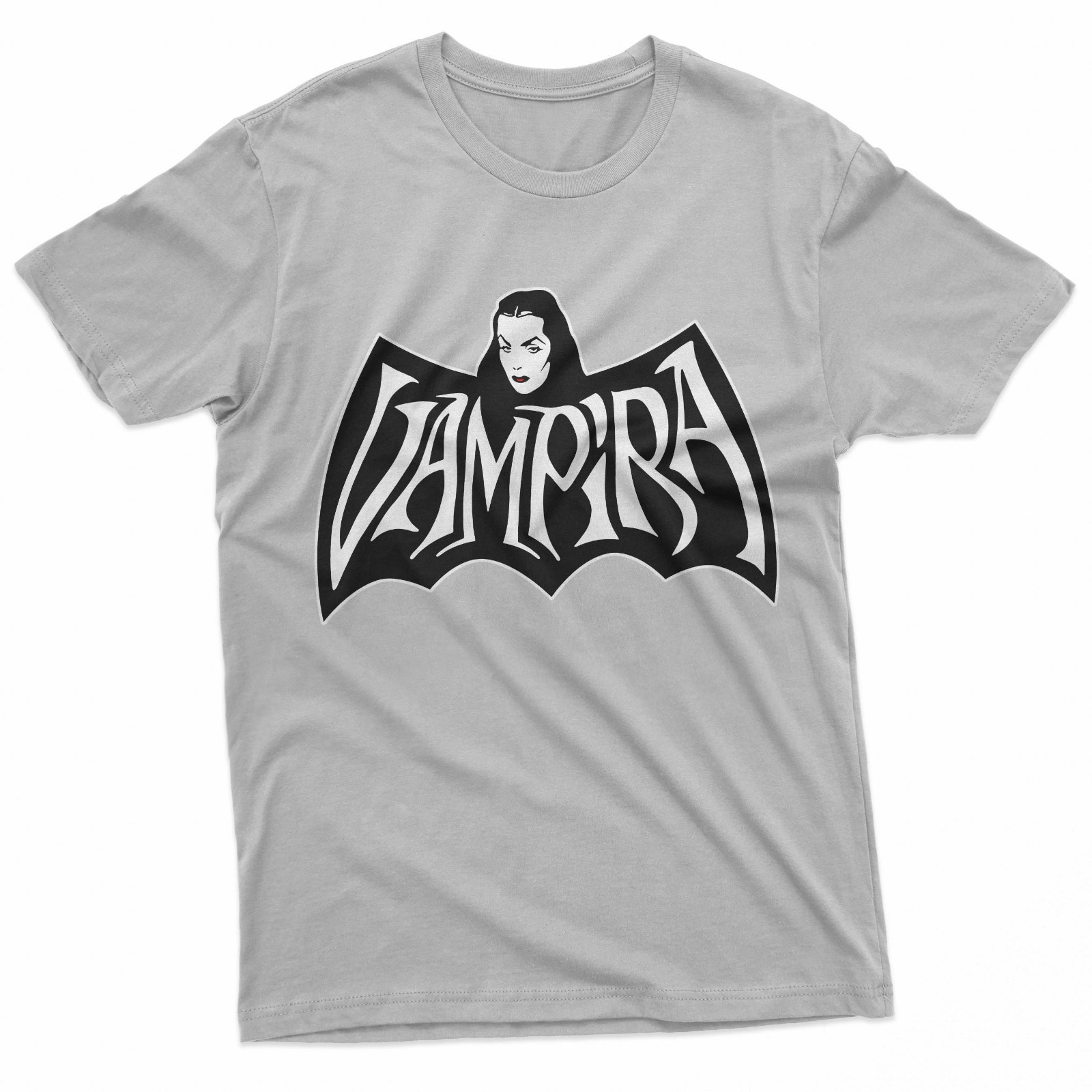 Gothic Bat Wing Crest Lady Retro Horror Art T-Shirt gallery