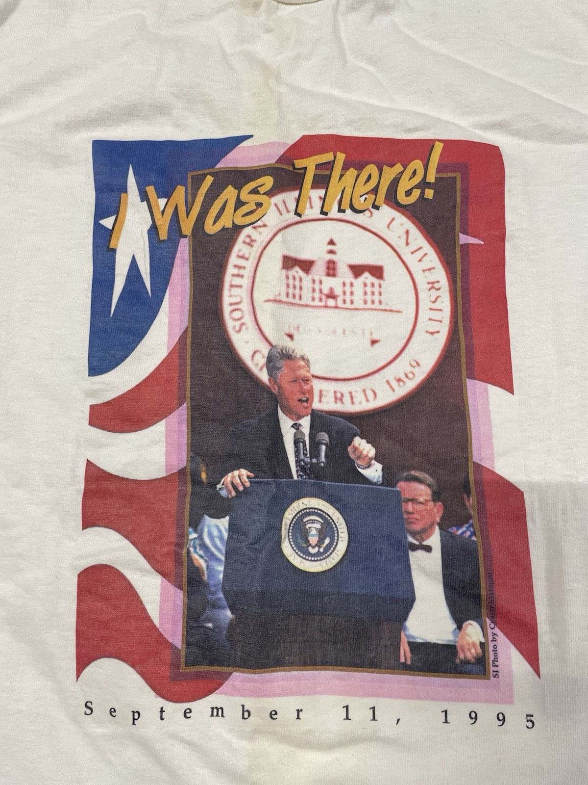 Vintage Bill Clinton Al Gore Presidential Inauguration T Shirt 90s L gallery