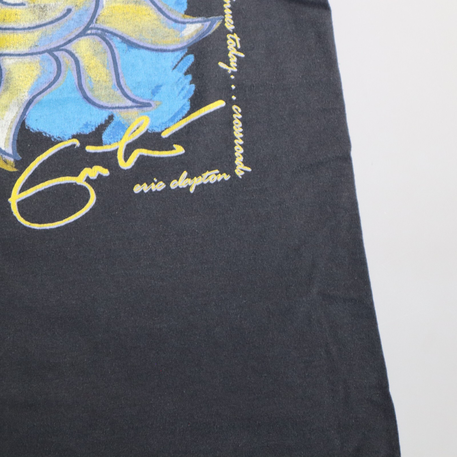 Hard Rock Cafe Shirt Adult Small Black Signature Series Eric Clapton Destin S gallery