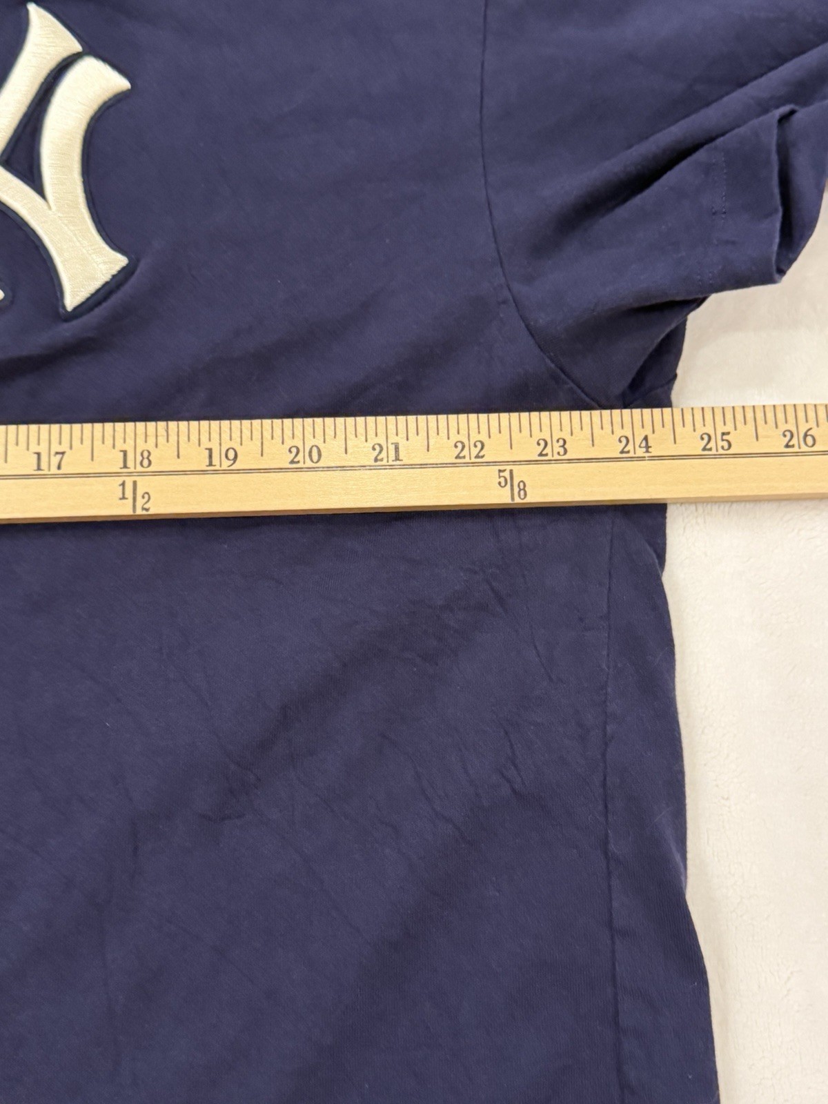 Pro Standard New York Yankees MLB T-Shirt Men’s XL Navy Blue Embroidered Logo gallery