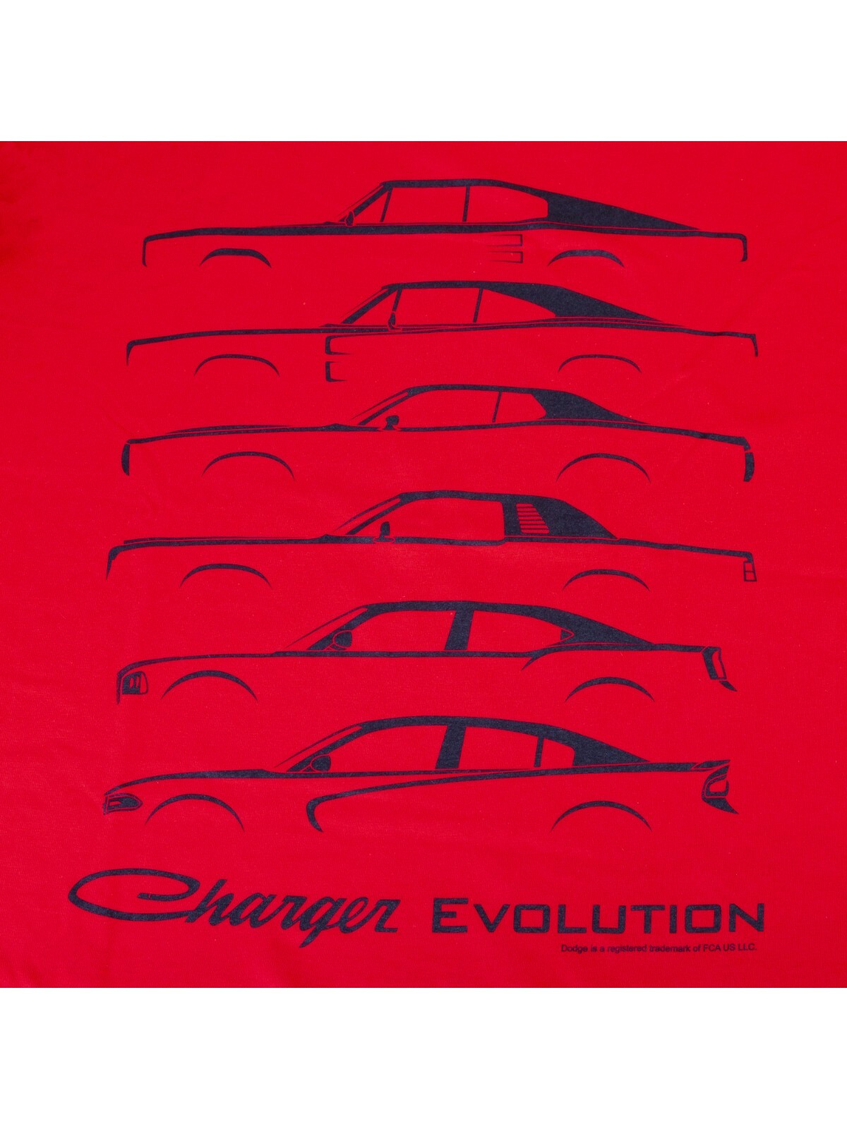 David Carey FCA Officially Licensed Charger Evolution Printed Graphic Tee, 2XL gallery
