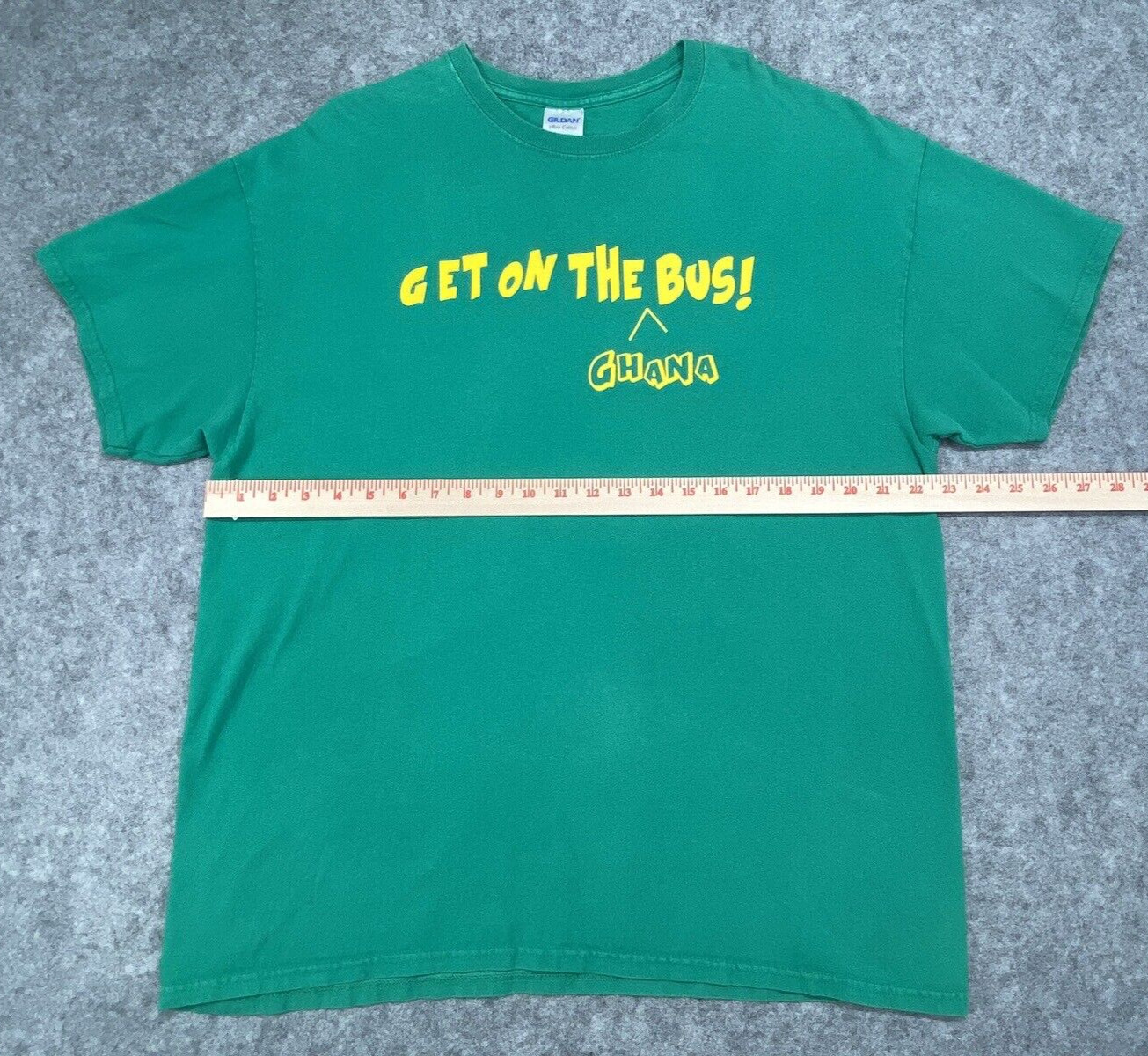 Faith Academy International T Shirt Adult Extra Large* Green Ghana Bus 2014 gallery