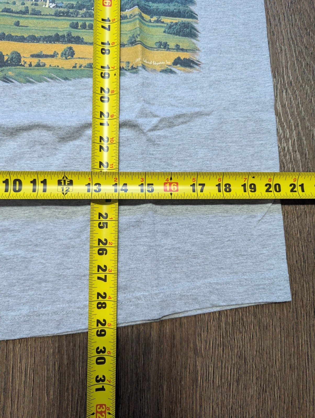 Vintage 2000 J-3 Piper Cub Airplane Grey Tee with Diamond Star Tag gallery