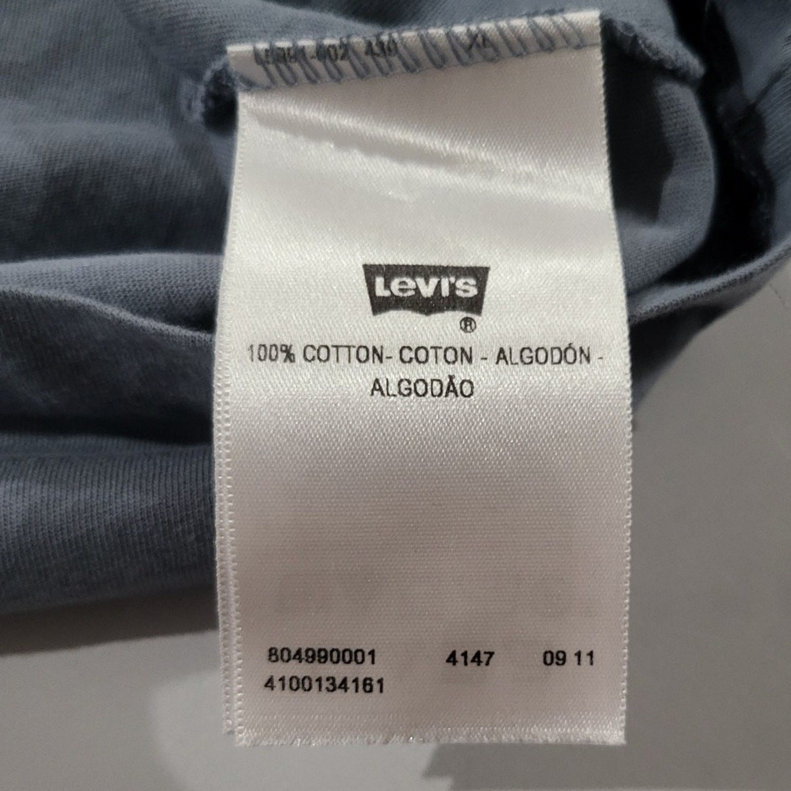 Levi's Shirt Mens Size XL Extra Large Gray Graphic Farmer 20s Retro Short Sleeve gallery