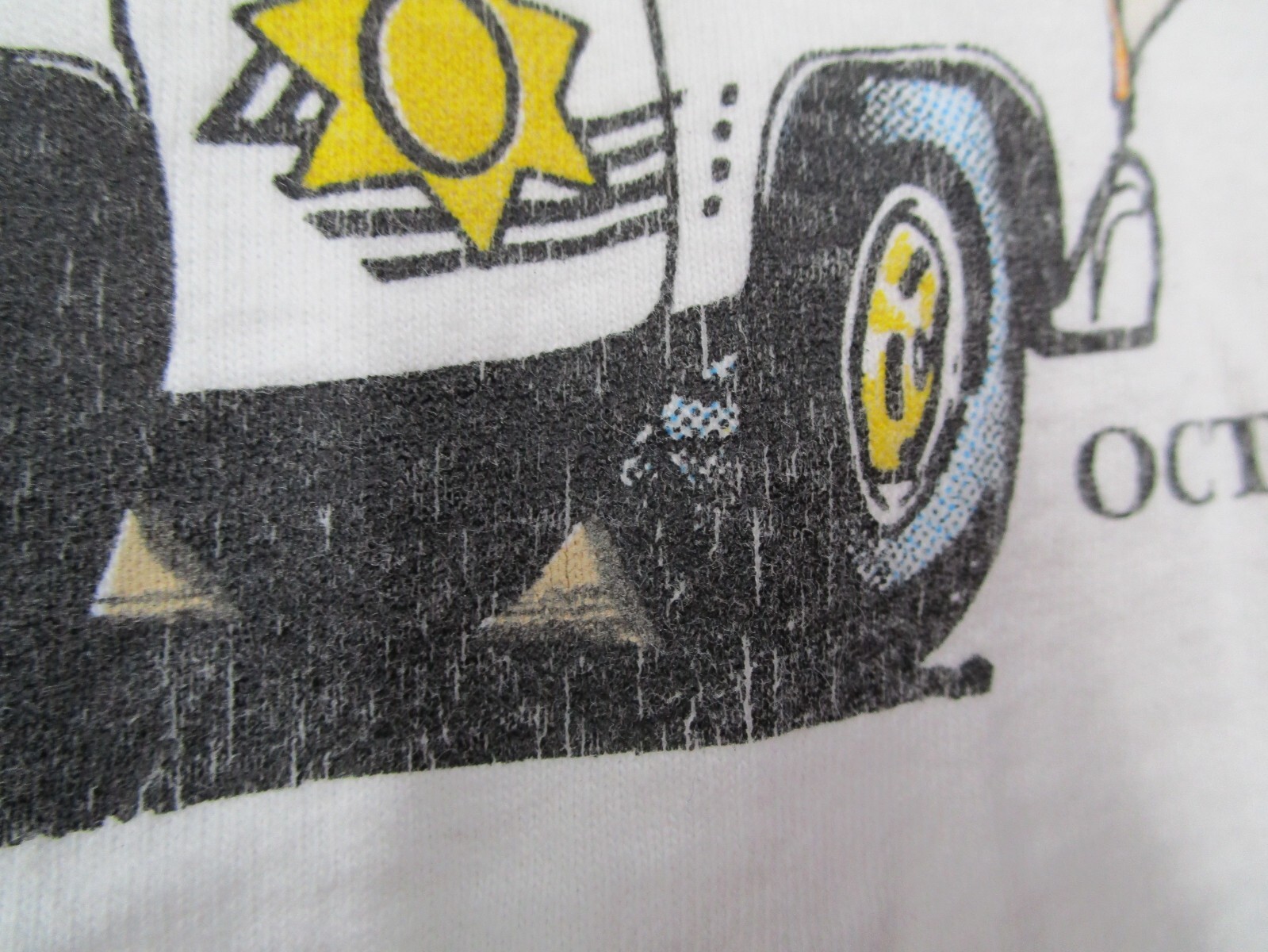Vintage Morongo Basin Shirt Mens Large White Tank Top 90s California Trucks USA gallery