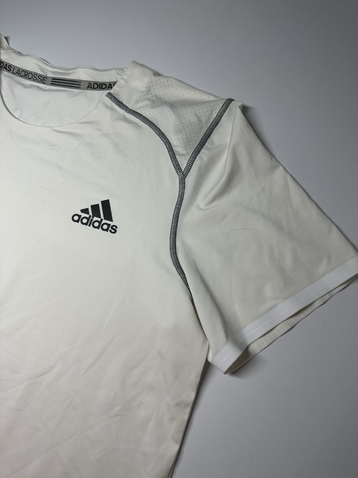 adidas The Go-To Performance Tee T-Shirt Men Size L White Activewear gallery