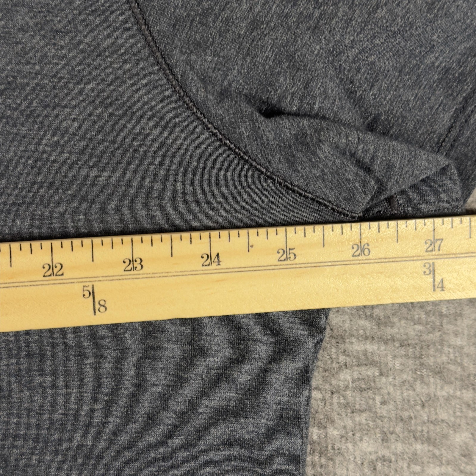 Lululemon Z3 Shirt Mens 2XL Gray Pima Cotton Stretch V Neck Tee T-Shirt Soft gallery